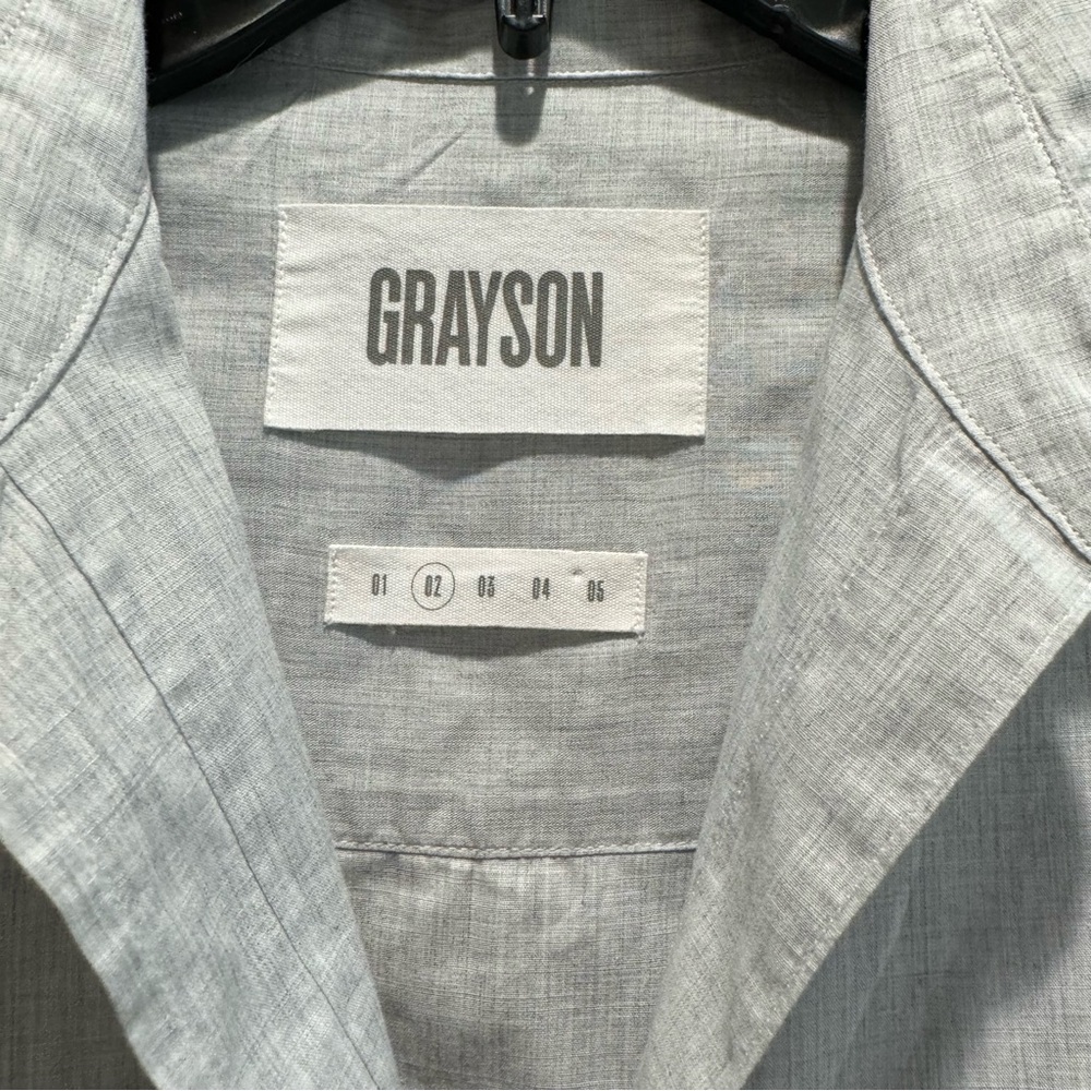 Gray Grayson Spread Collar Button Down Women’s Si… - image 3